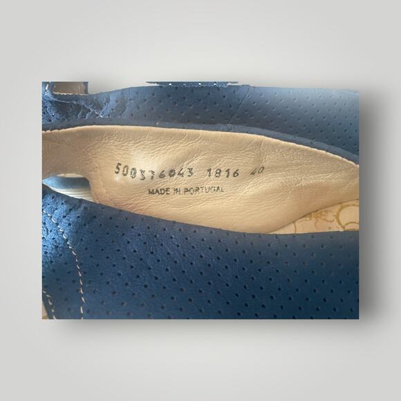 Fly London YALA Perf Wedge Open Toe Sandal | Size 40/US 9 | EUC - Picture 6 of 7